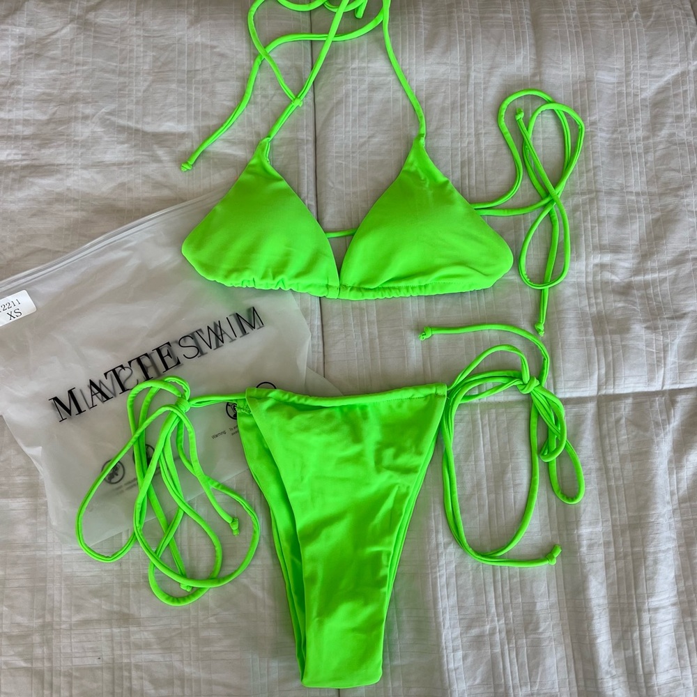 Neon Green Bikini